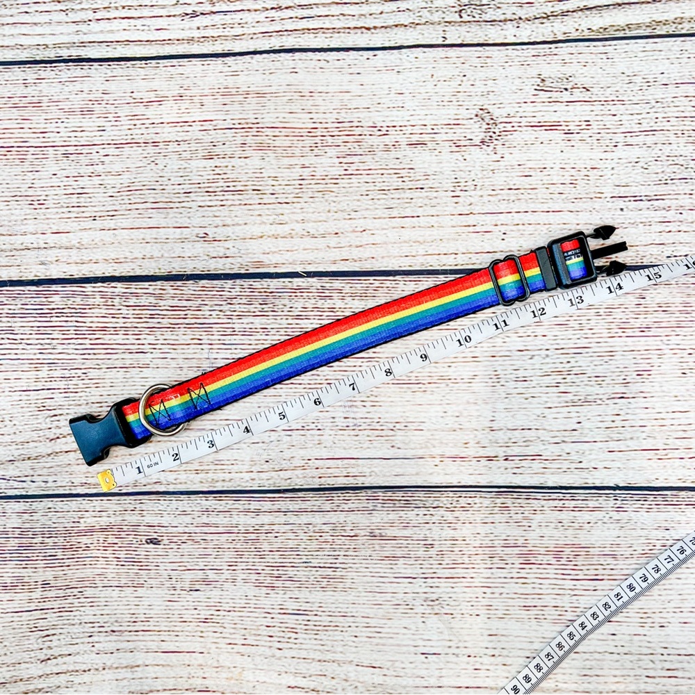 Rainbow Dog Collar